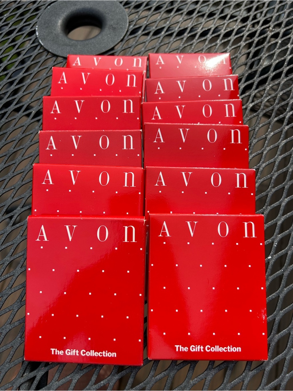 Avon Red and White Holiday Ornament Set - Twelve Days Designs - Picture 2 of 7